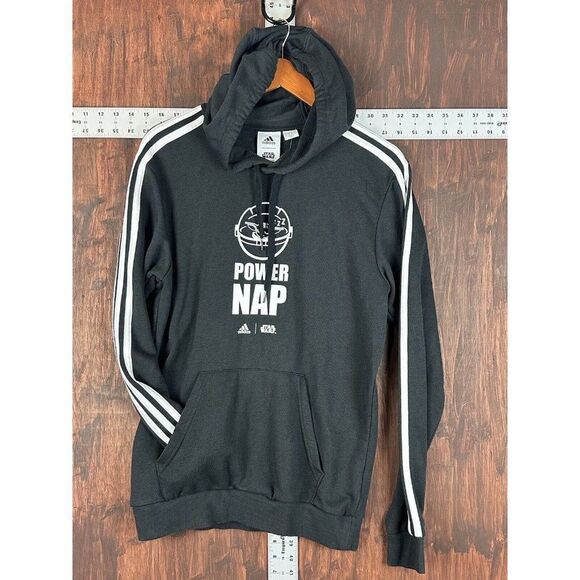 adidas x Star Wars The Mandalorian Grogu‎ The Child Power Nap Hoodie Mens Small - Picture 2 of 9
